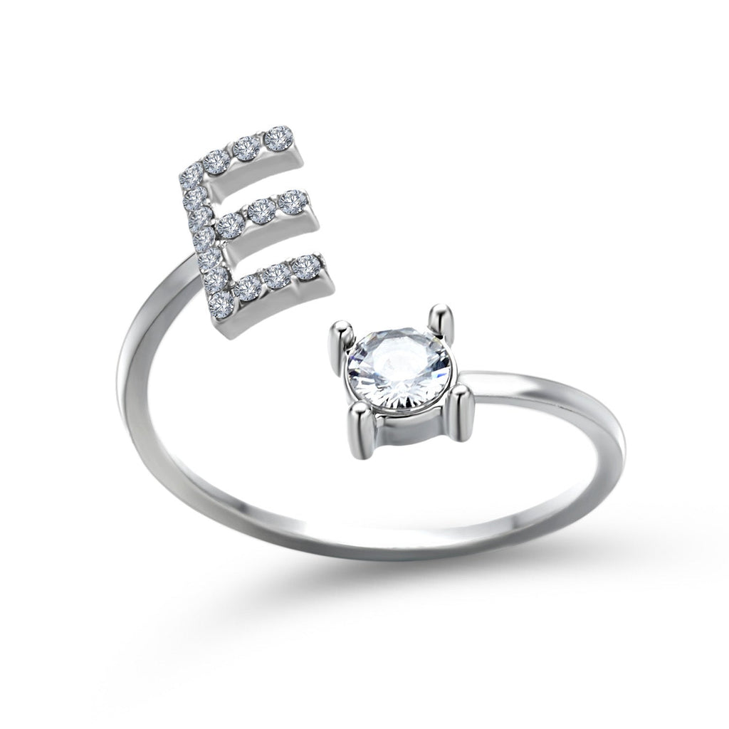 Personalized Initial Letter Ring
