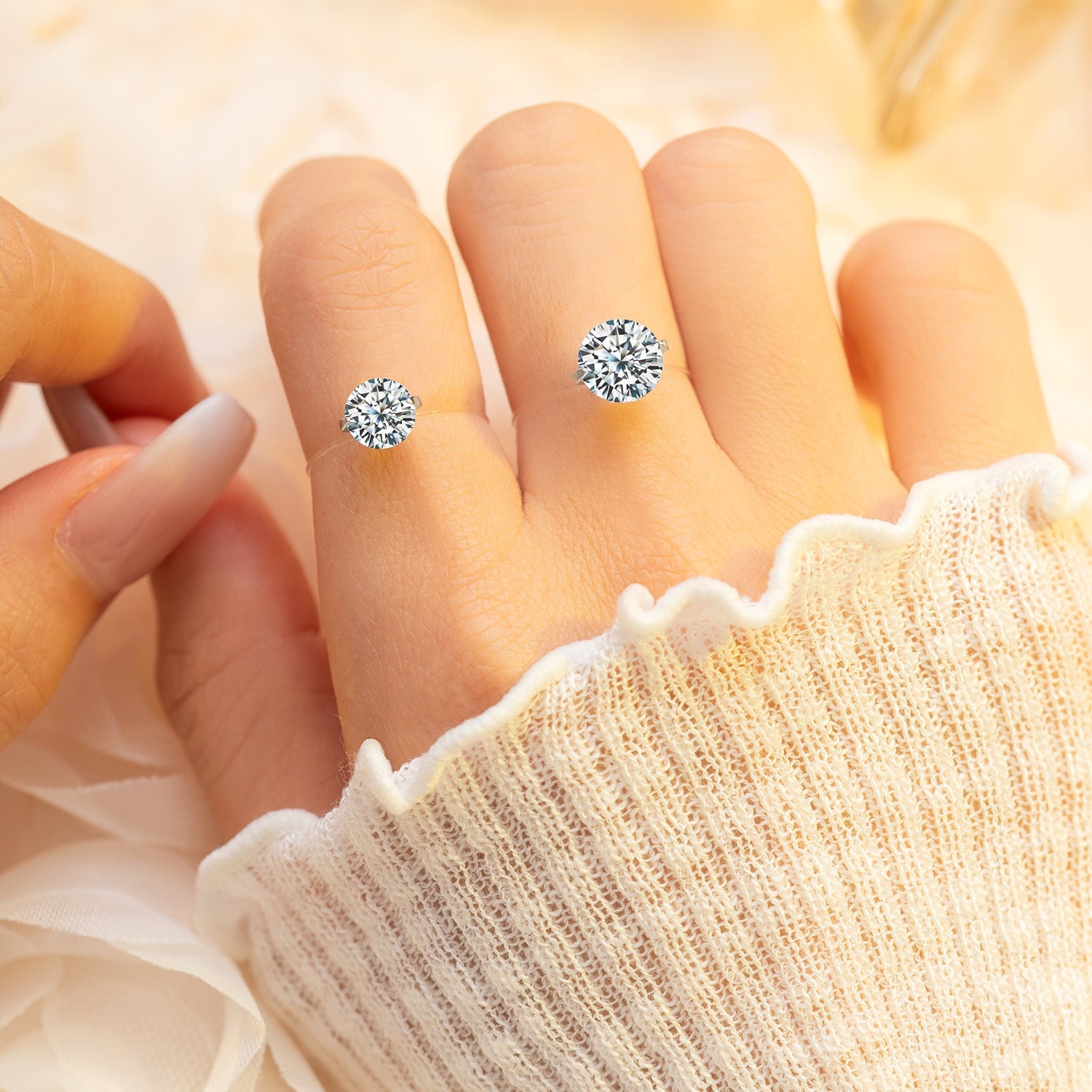 Mermaid Tears Invisible Floating Ring