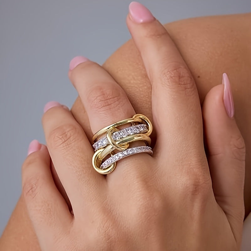 Eternal Quad Interlock Ring