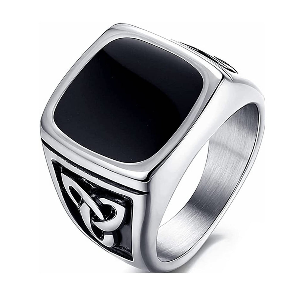 Black Onyx Signet Ring | Gold