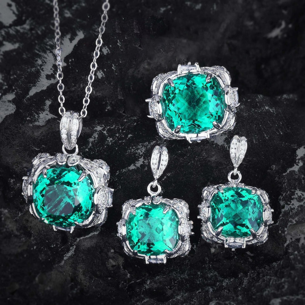 Velora Thandrelle Orange Set | White Gold