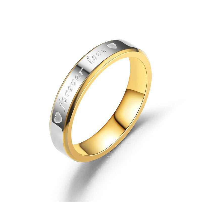 Forever Love Couple Ring | Gold