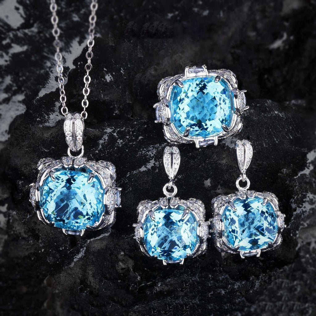 Velora Thandrelle Orange Set | White Gold