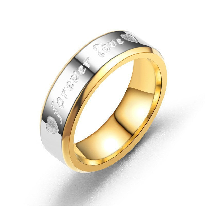 Forever Love Couple Ring | Gold