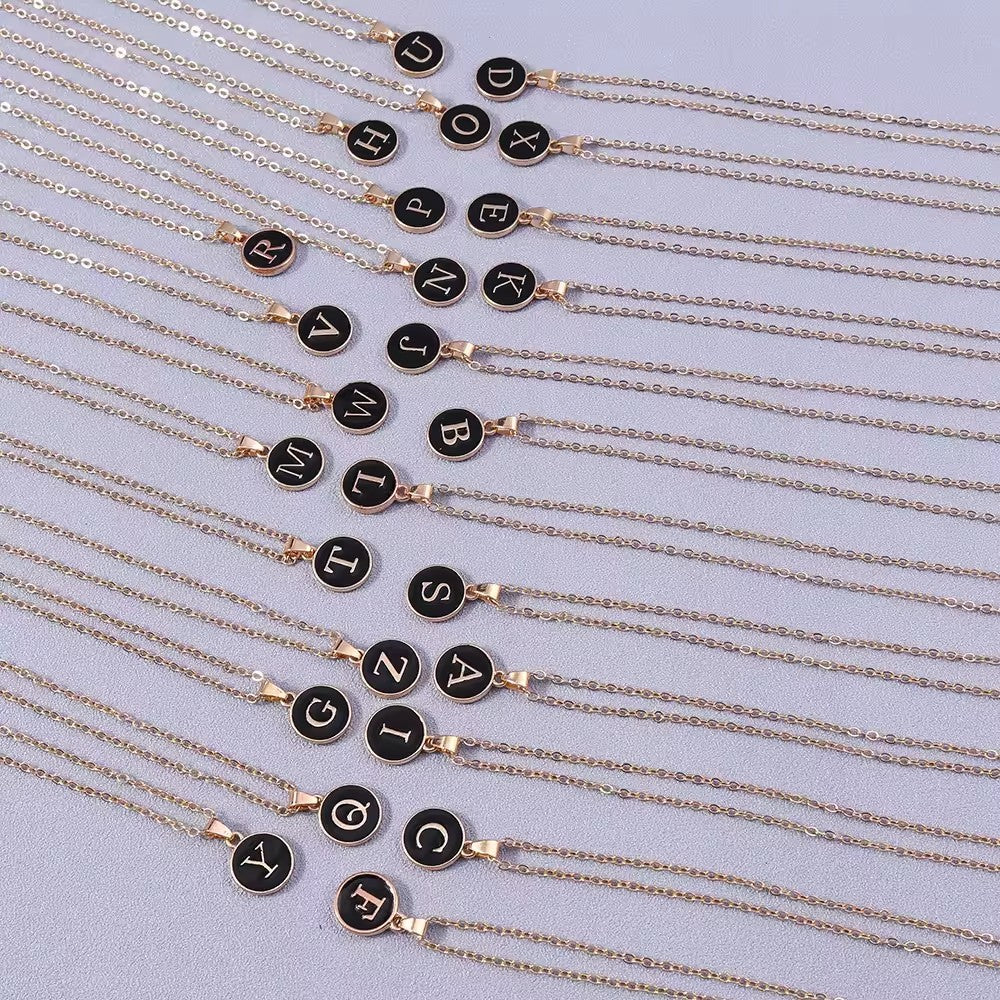 Monette Initial Necklace | Gold