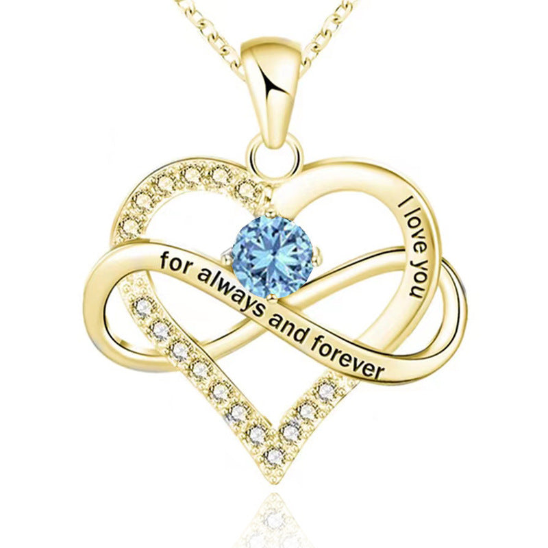 Always and Forever Birthstone Necklace