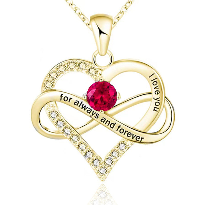 Always and Forever Birthstone Necklace
