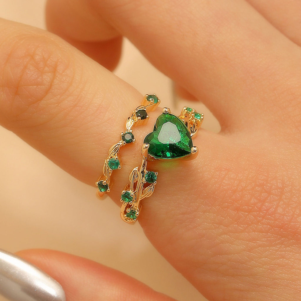 Heart Ring Set