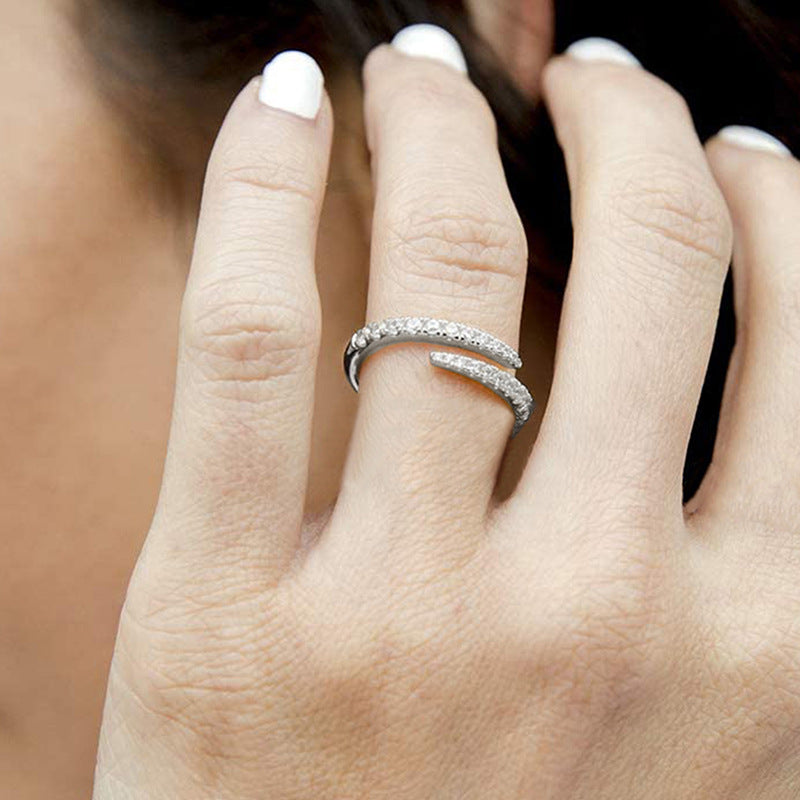 Twist Eternity Band Open Ring