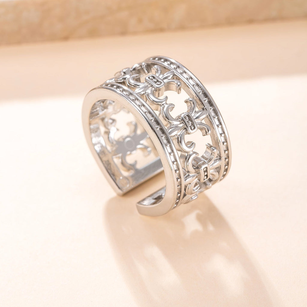 Forge Imperial Crown Ring | White Gold