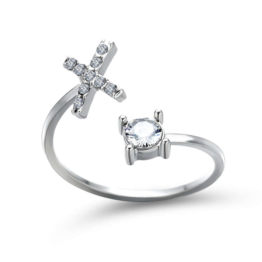 Personalized Initial Letter Ring