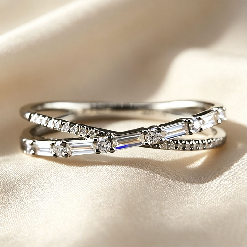 Minimalist Crisscross Ring