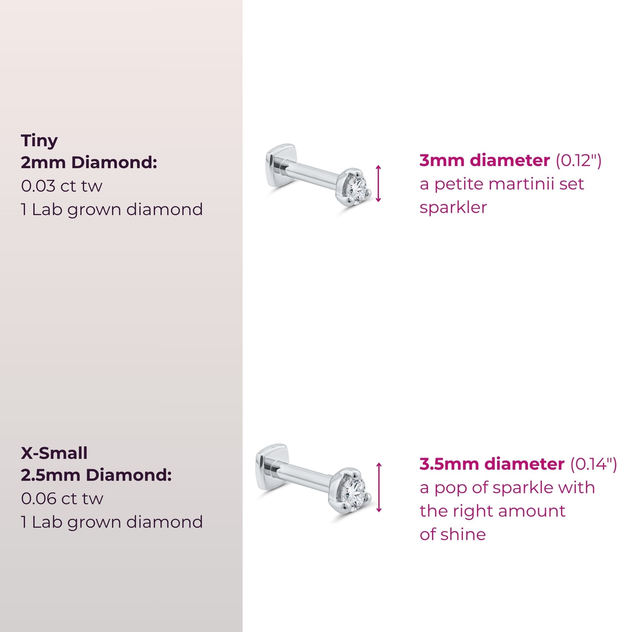 You're-a-Stud Diamond Flat Back Stud