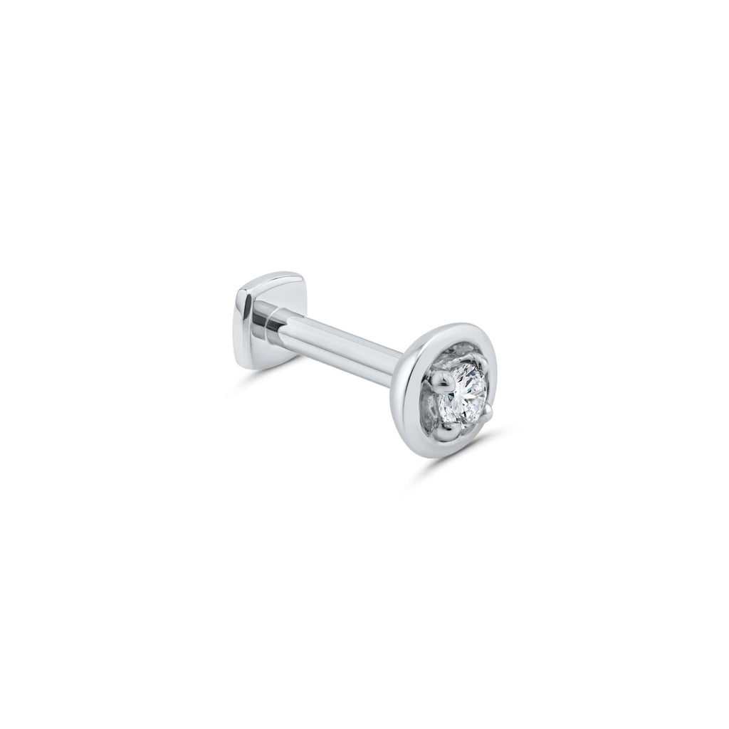 Center-of-Attention Diamond Flat Back Stud