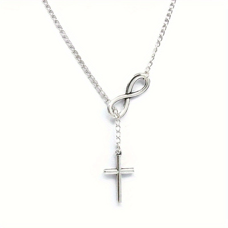 Eternal Cross Pendant Necklace | Gold