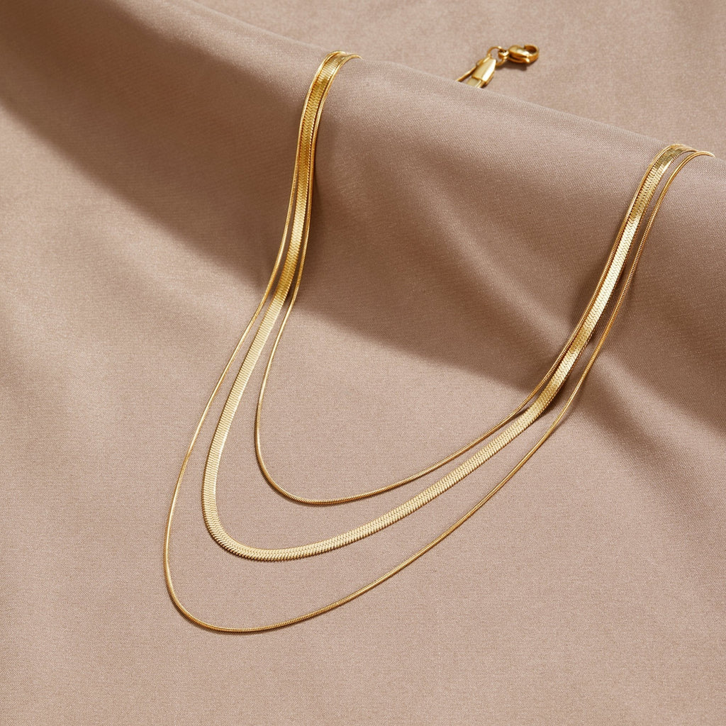 Avielle Multi-Layered Necklace | Gold