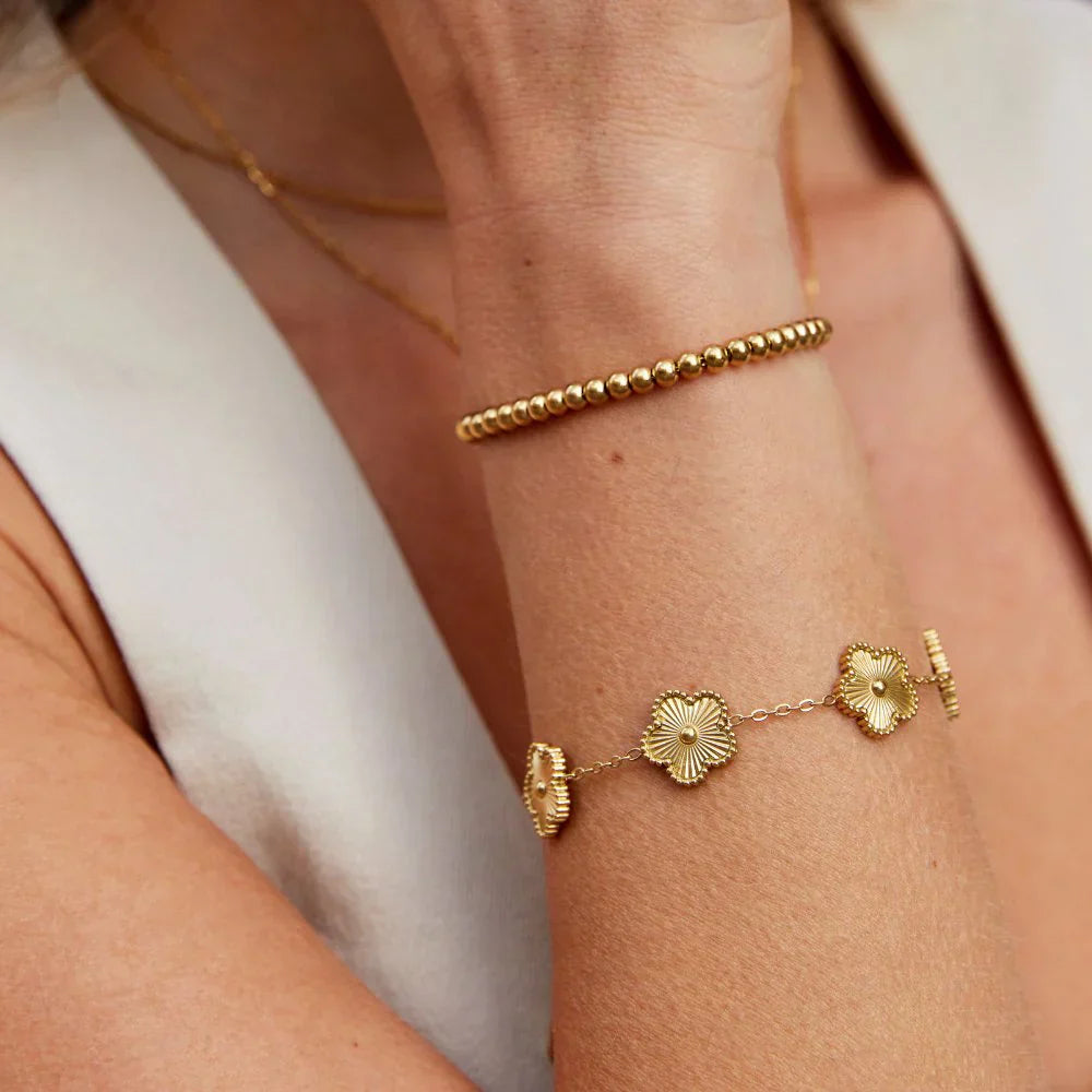 Florielle Bloom Charm Bracelet | Gold