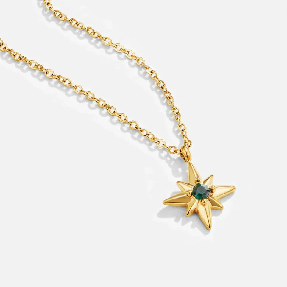 Estelle Celestial Gem Necklace | Gold