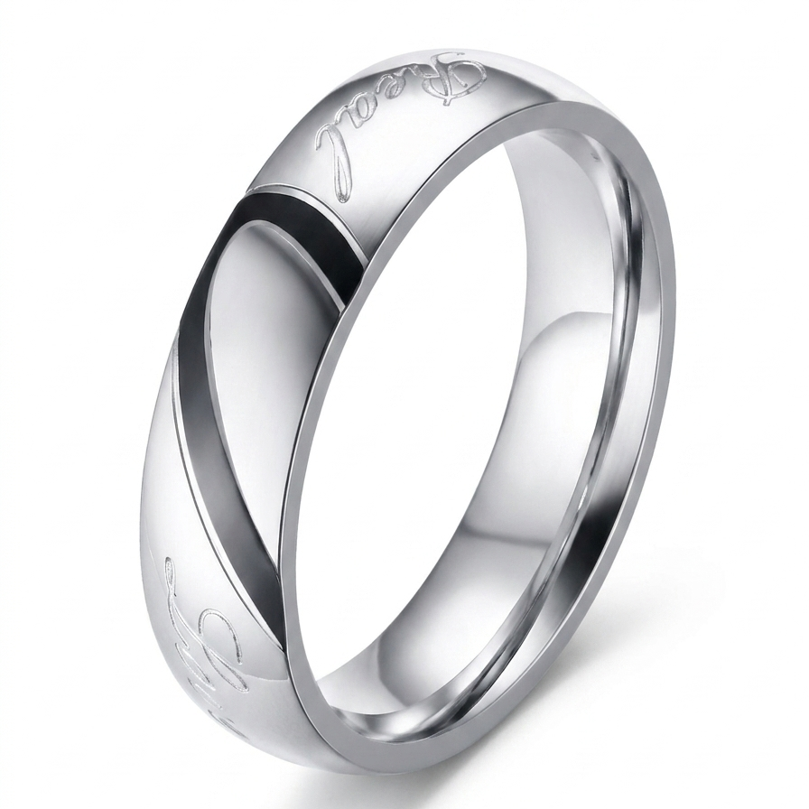 Eternal Couple Ring | White Gold