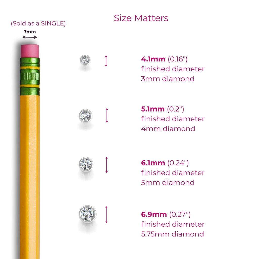 The Starlet Diamond Back-Off Stud