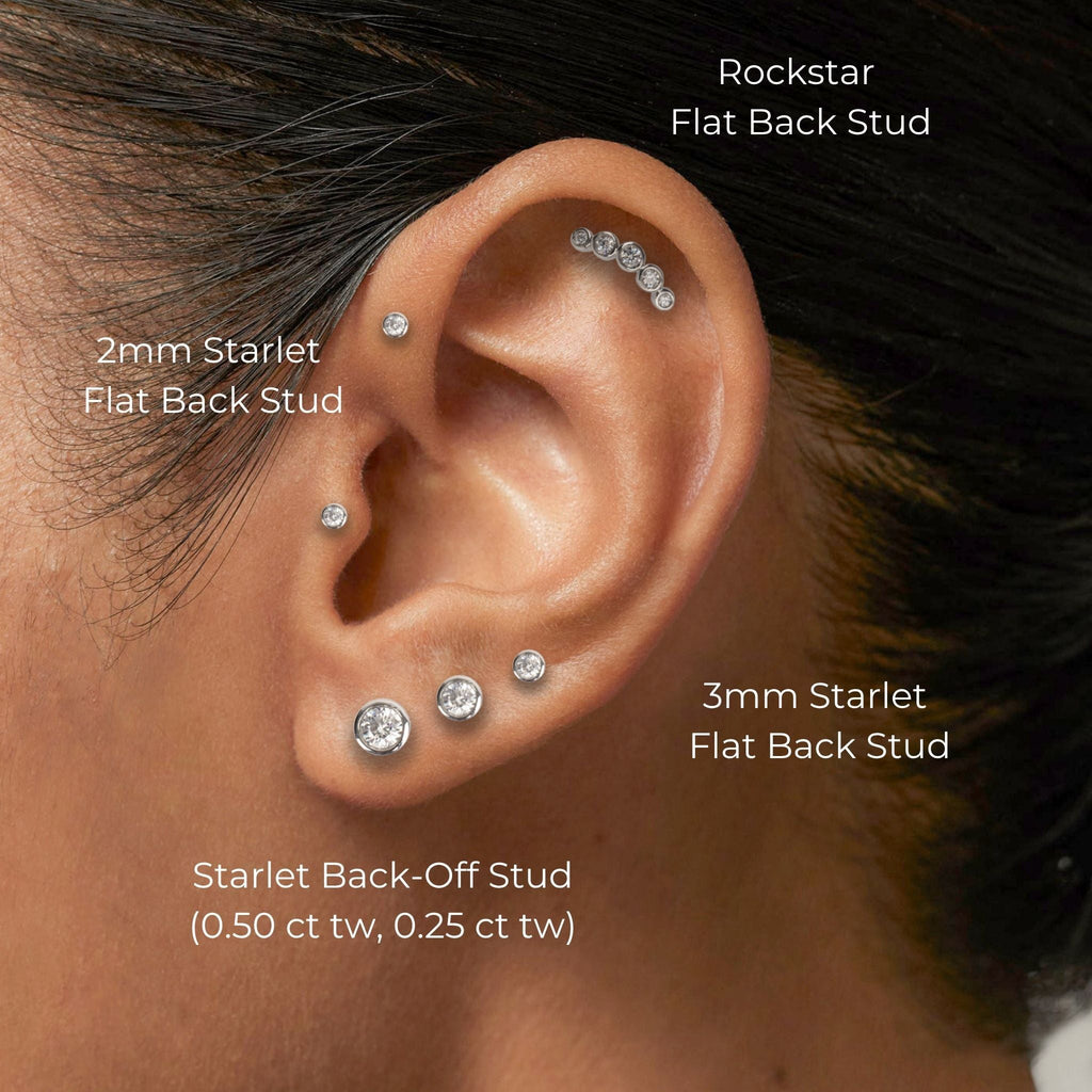 The Starlet Diamond Back-Off Stud